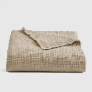 NWOT QUINCE Organic Airy Gauze Throw Dune 0357